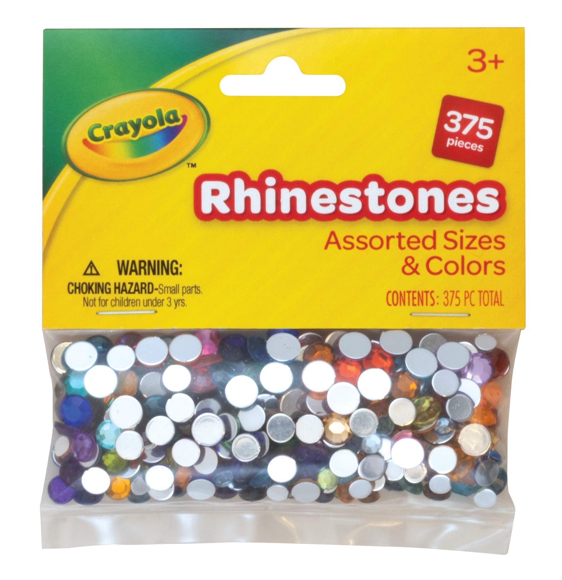 Crayola Rhinestones , Assorted Colors and Sizes, 375 Count