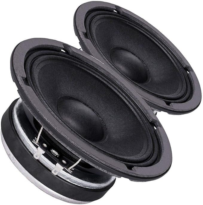Faital Pro 6FE200-8 6-inch Professional Midrange Loudspeaker 8 OHM Mid Bass Home Car Audio Waterproof Cone 130 Watts Rms 260 Watts Max