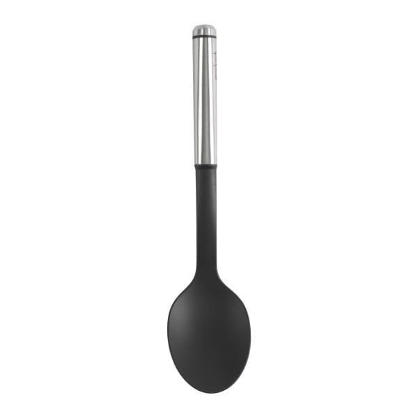 GoodCook Gourmet Basting Spoon, Nylon Heat Safe Head, 12.5-inch Length, Safe for Nonstick Surfaces, Bold Black