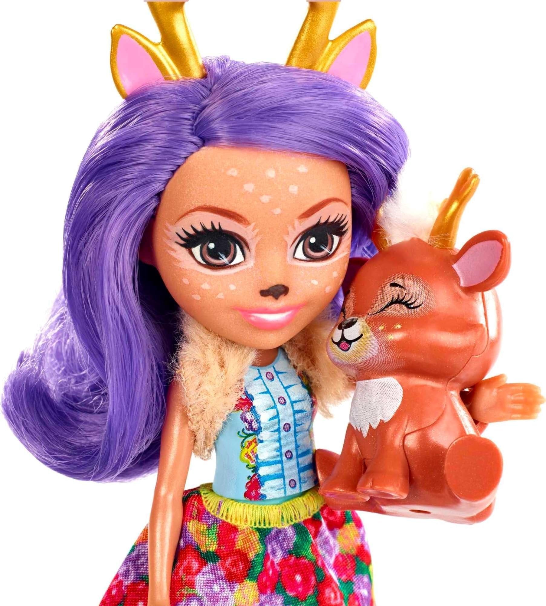 Spirit Enchantimals Doll and Small Animal Friend Figure, 6 inch Doll