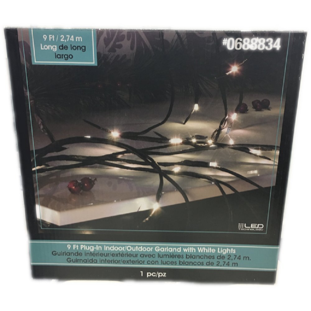 Branch LED lights 9ft Garland indoor/outdoor