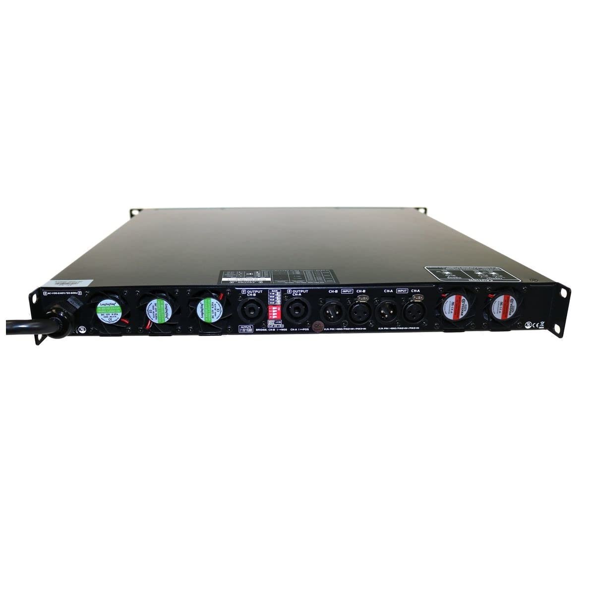 ANTAKIPRO AP-42 Professional High Power Audio Class-D Power Amplifier 2 x 8500 Watts @ 2 Ohms Per Channel with Dual Digital Signal LEDs 1 U Rack Mount