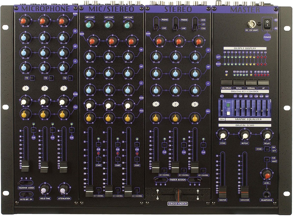 VOCOPRO Mixer with Digital Key, 7.00 x 23.00 x 17.00 (KJM8000PROPLUS)