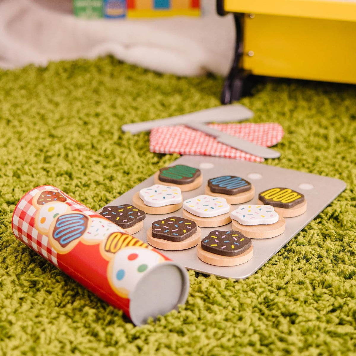 Melissa & Doug Slice & Bake Cookie Set Wooden Pretend Play Food Toys