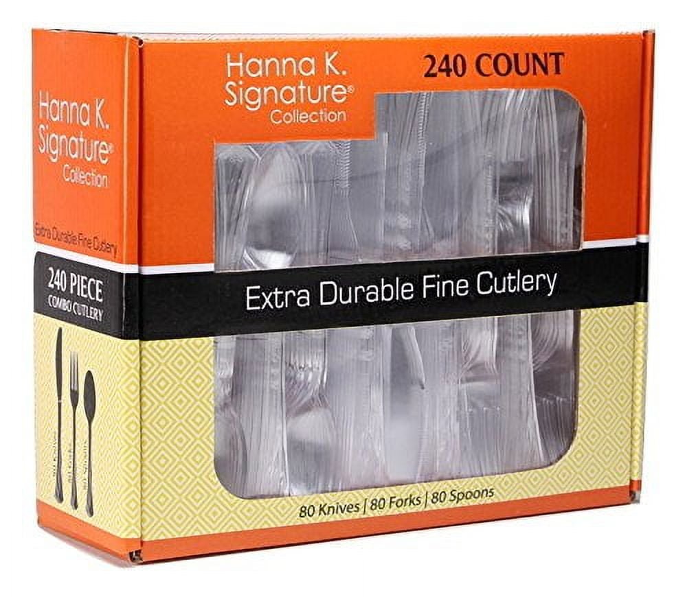 Hanna K Clear Combo Cutlery Box 240 Ct