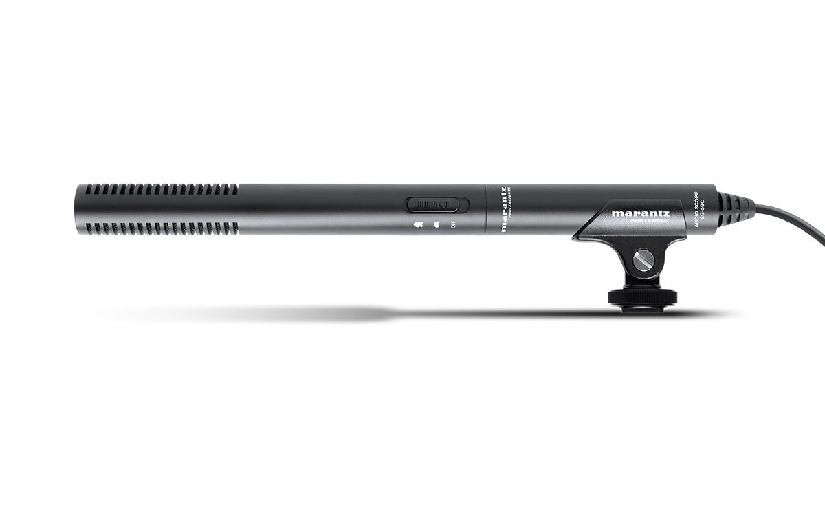 Marantz Professional Audio Scope SG-5BC | Battery-Powered Short Shotgun Microphone with 3.5mm Integral Cable