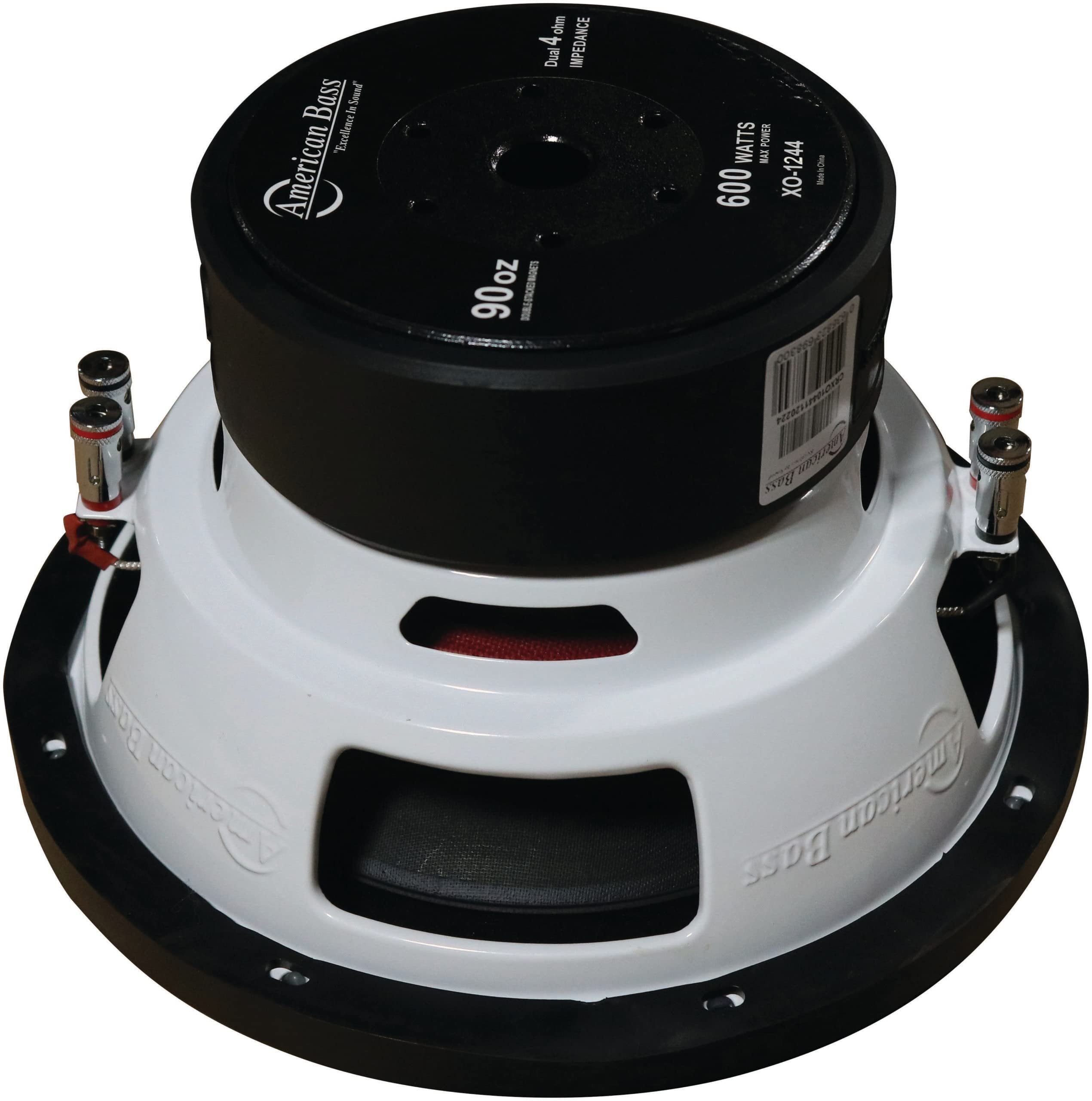 American Bass XD-1044 XD 10-inch Subwoofer 450 Watt RMS / 900 Watt Max Dual Voice Coil 4 Ohm Voice Coils 125 Oz Magnet