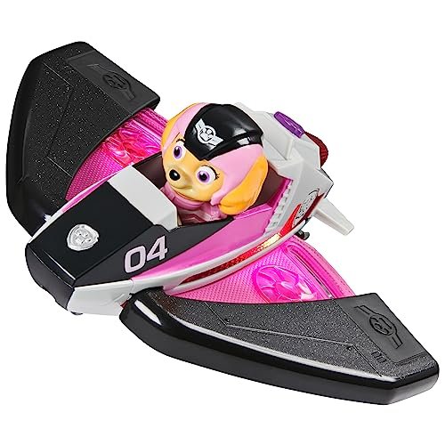 Paw Patrol, Jet to The Rescue Skye Deluxe Transforming Vehicle with Lights and Sounds