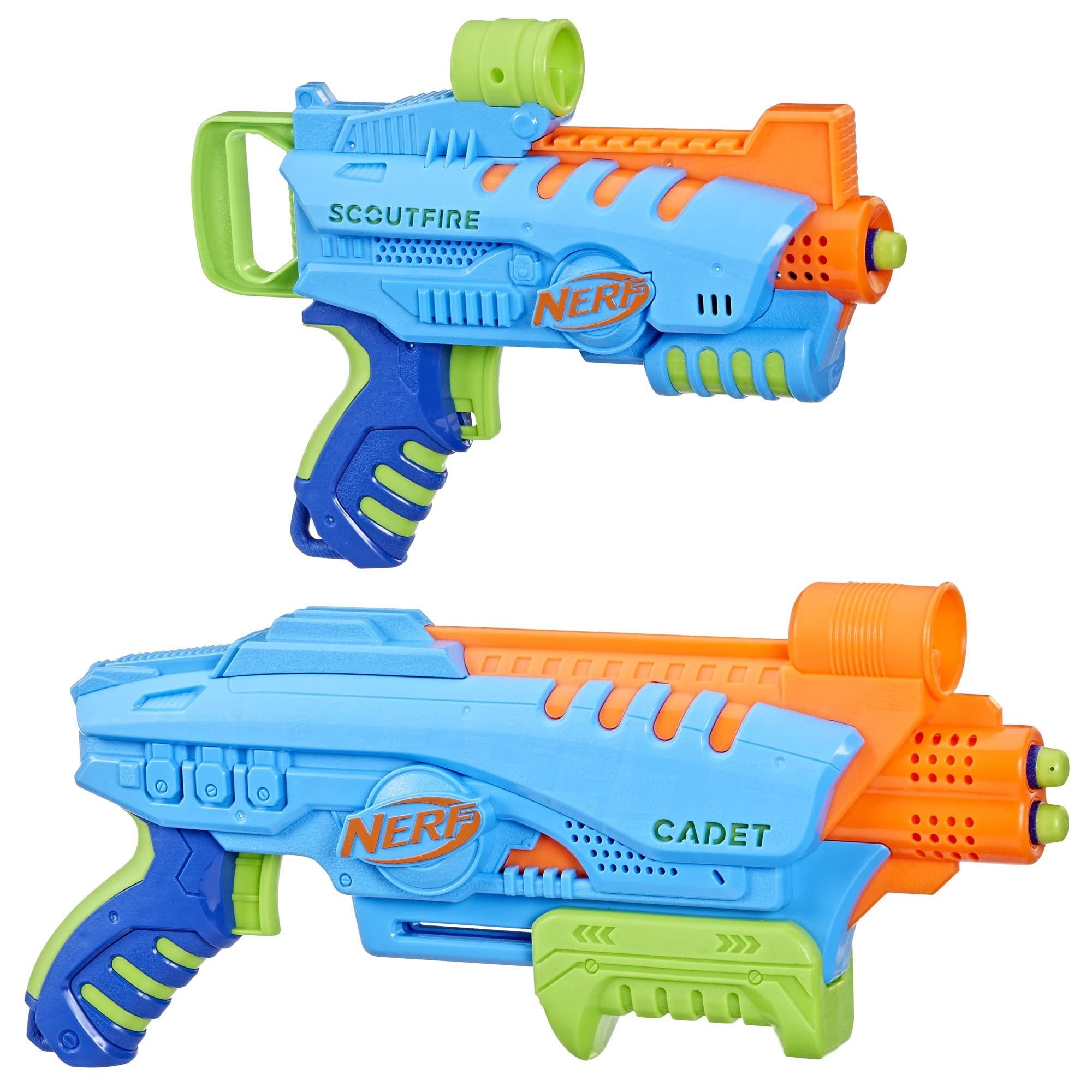 Nerf Elite Junior Ultimate Starter Set, 2 Blasters, 15 Nerf Elite Darts