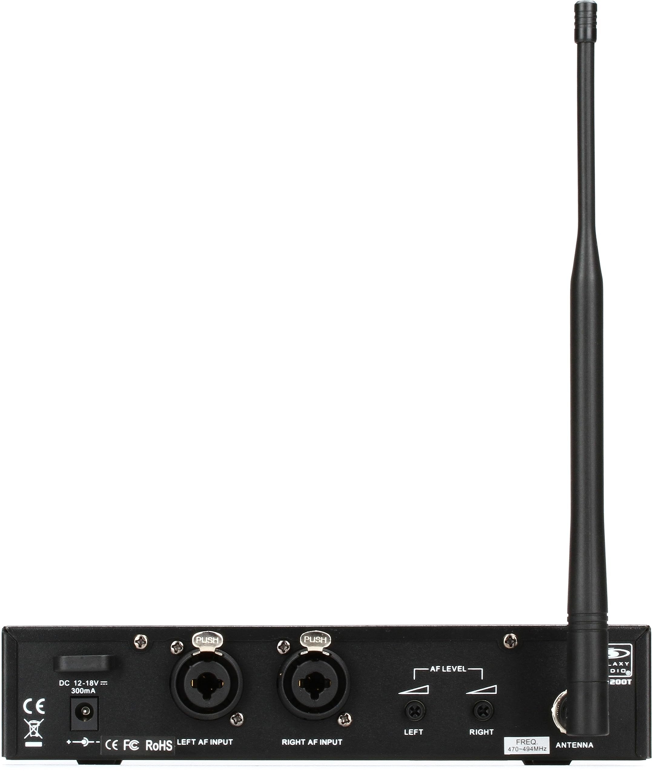 Galaxy Audio AS-1200P4 Wireless in-Ear Personal Monitor System - P4 Band