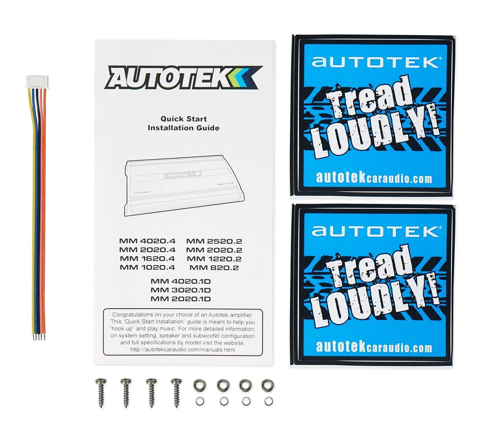 Autotek MM2020.2 Mean Machine Series Bridgeable Car Audio Amplifier – 2 Channel, Class A/B, 2000 Watt, Bass Boost, Marine Grade Protection Amp