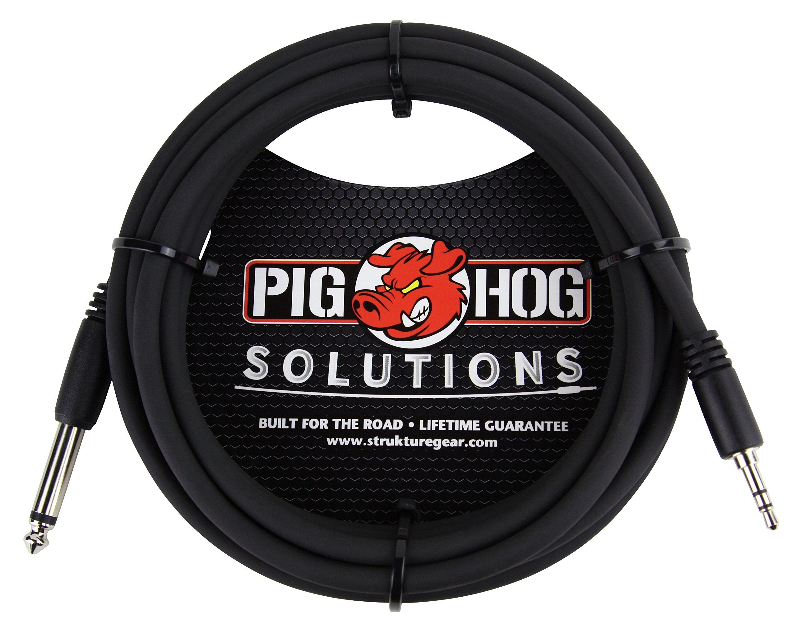 Pig Hog PX-35T4M 3.5mm TRS to 1/4" Mono Instrument Cable, 10 Feet