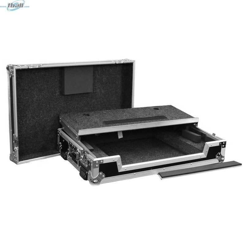 Deejay LED TBHDDJFLX10LT Case for DDJFLX10 with Convenient Laptop Shelf DJ Travel Gig Storage Equipment