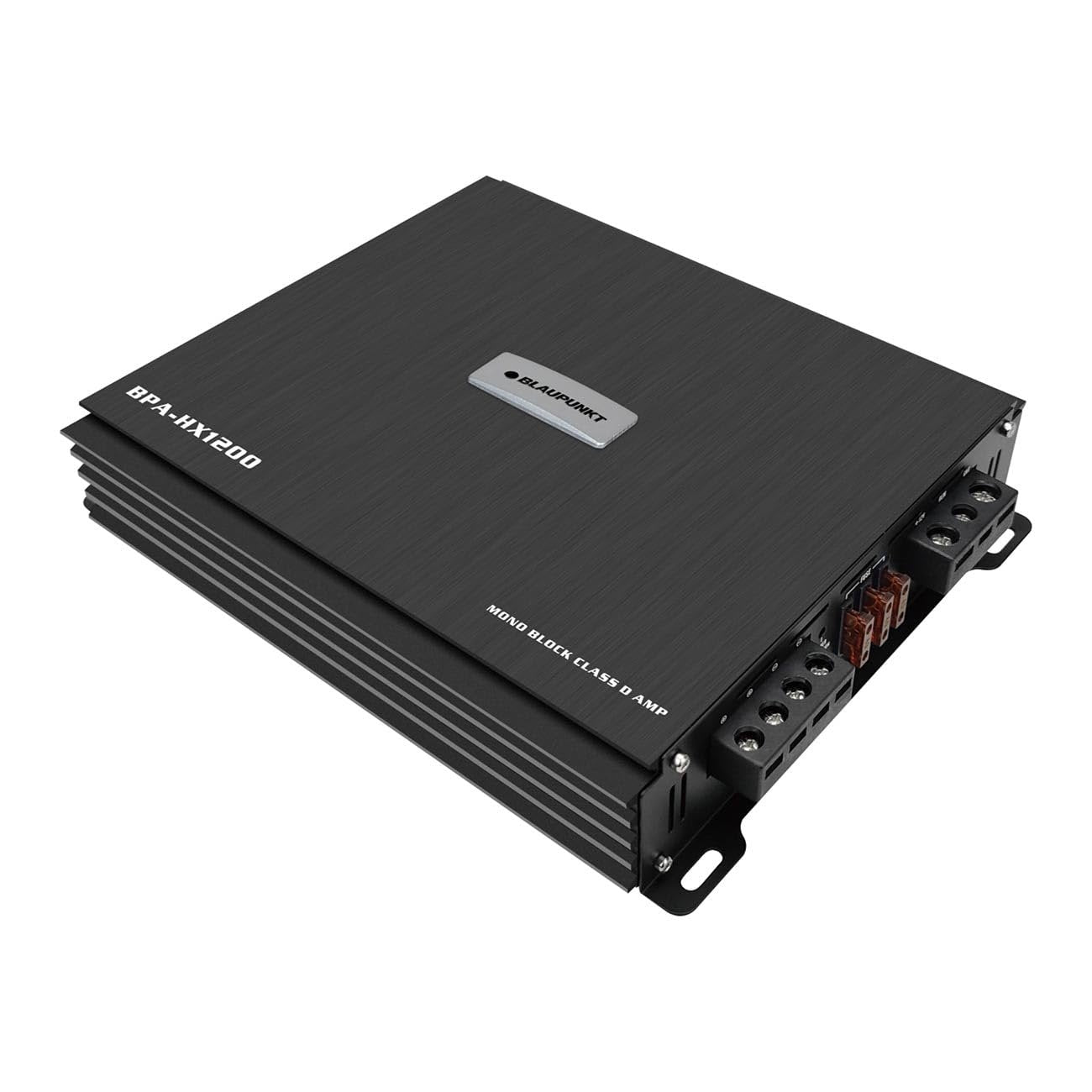 BLAUPUNKT BPAHX1200 1-Channel Mono Block 1200 Watts Class-D Car Audio Amplifier Sound Speaker System