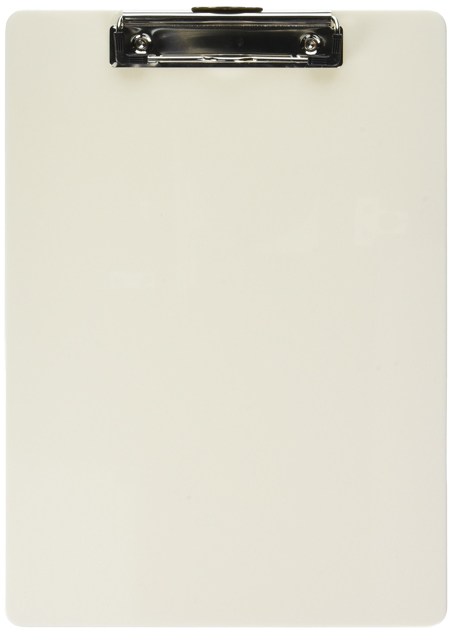 Officemate Recycled Plastic Clipboard, Letter Size, Pearl (83047)