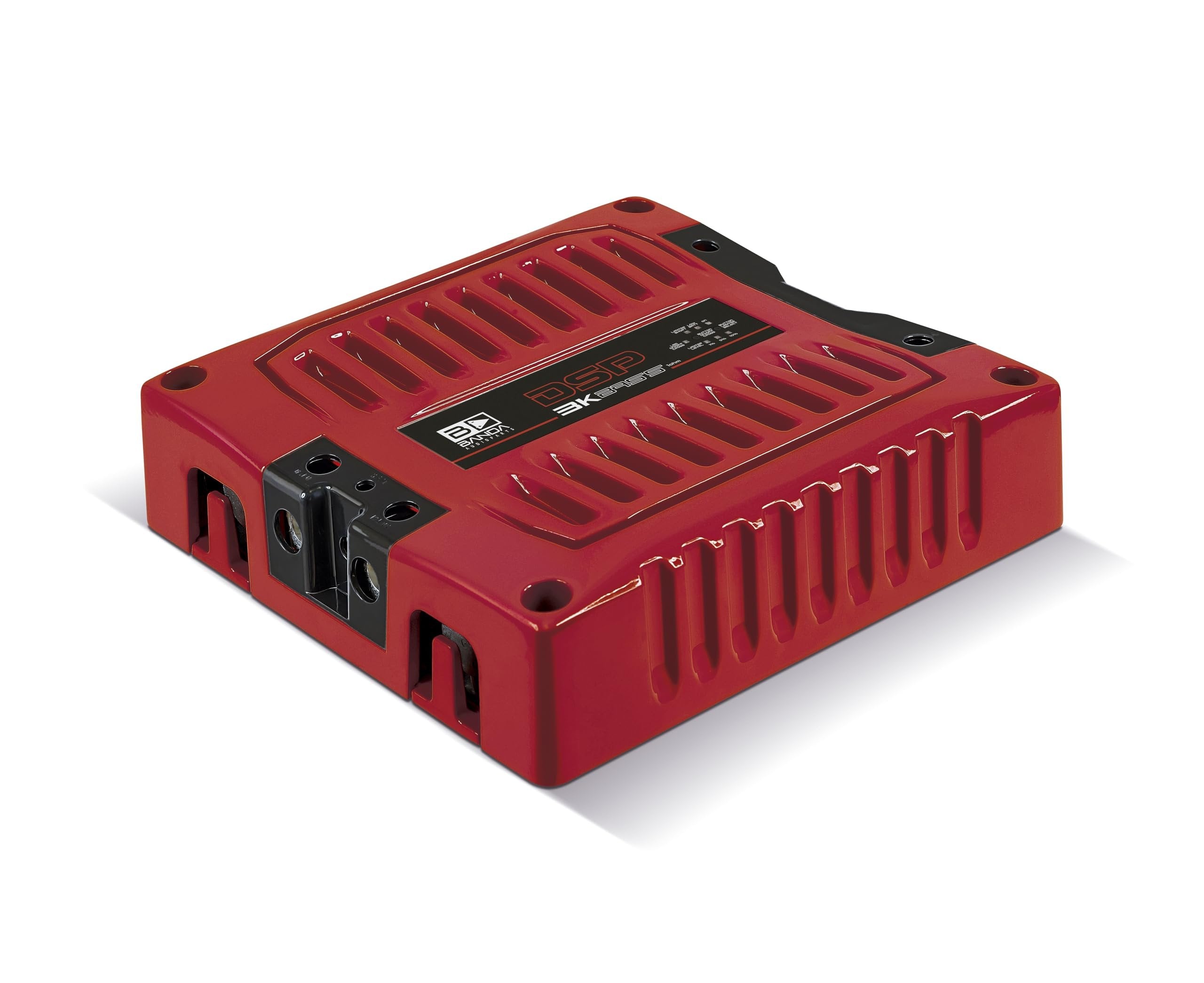 BANDA Audioparts DSP3K1REDBASS Band Amplifier Module 3k1 3000wrms 1-Ohm 1 Channel Car Audio Amp DSP BASS Model with 3 Limiter Integrated Level Positions - DSP3K1RED