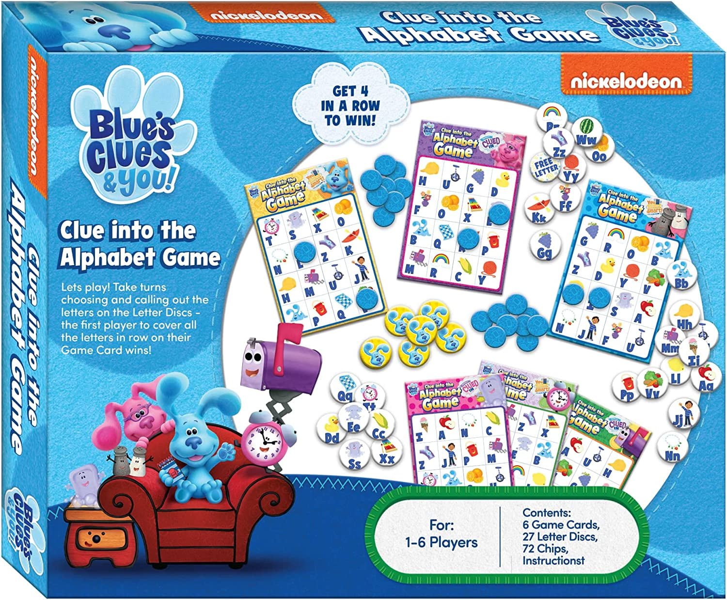Blues Clues & You Alphabet Game, for Families and Kids Age 3 and Up