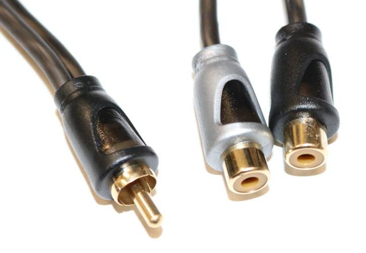 DEEJAY LED TBH1MALE2FEMALE 1 Male to 2 Female RCA Y Connect