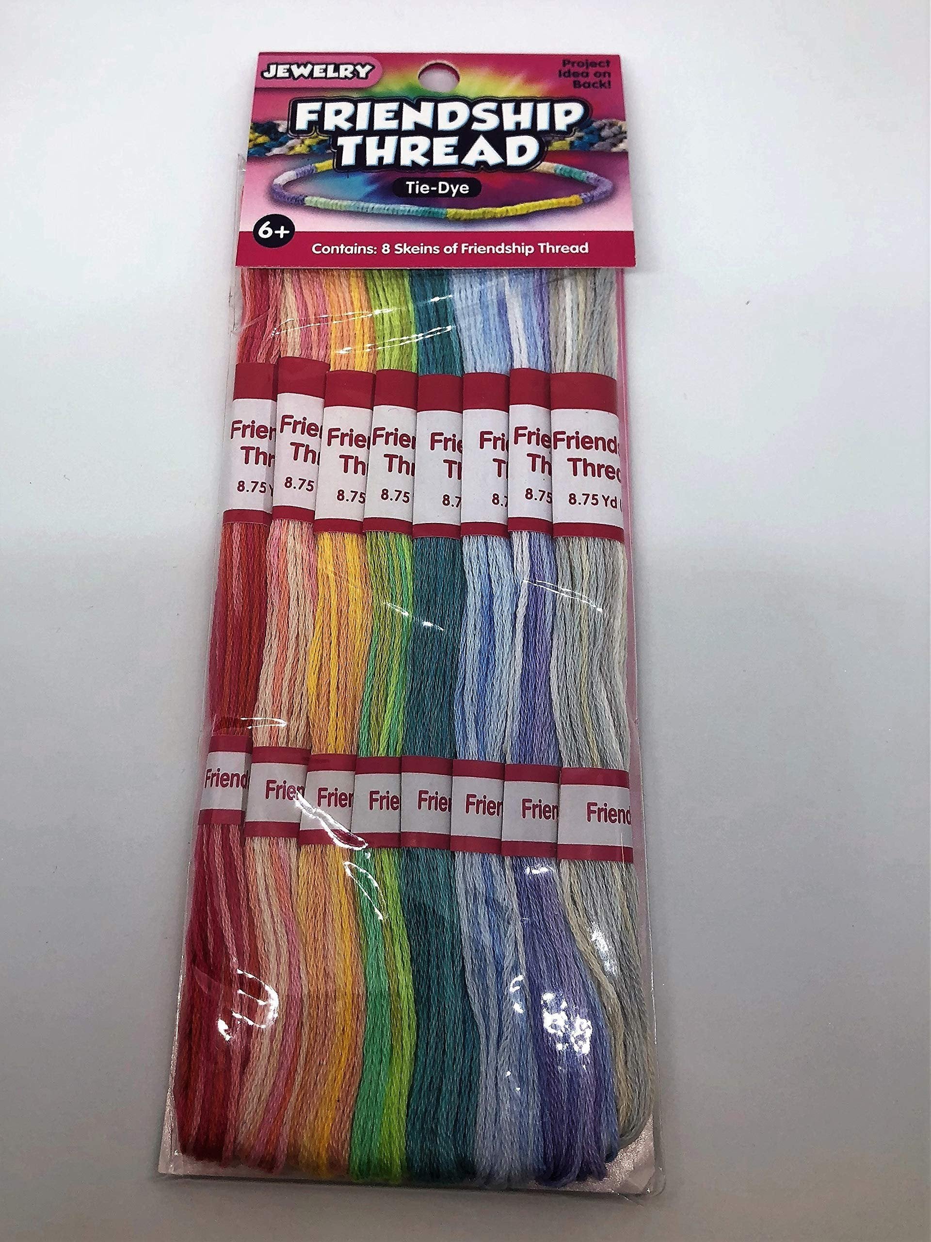 Friendship Thread, Tie-Dye, 8-Skeins