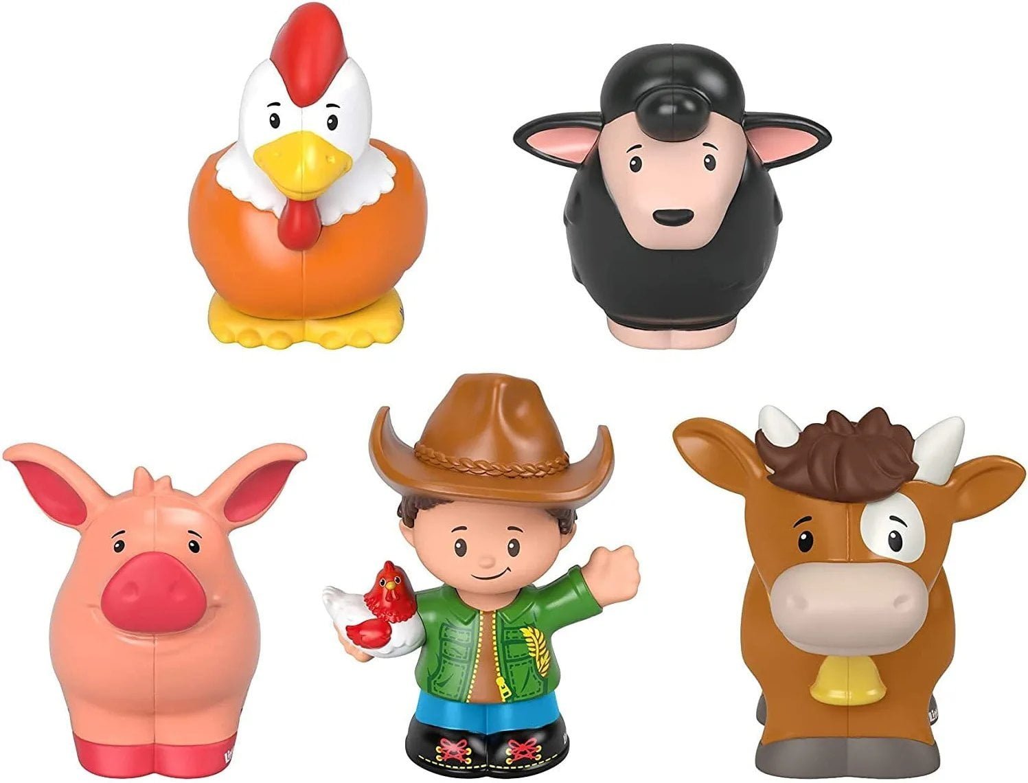 Fisher-Price Little People Farmer & Animals Action Figure Set, 5 Pieces