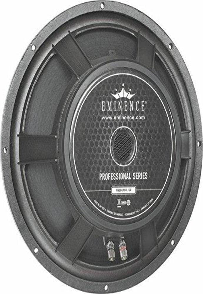 Eminence Professional Series Omega Pro 15A 15" Pro Audio Speaker, 800 Watts at 8 Ohms, Black