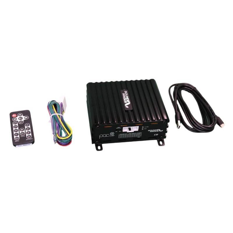 SOUND MAGUS C8-DSP 8 Channel Digital Sound Processor DSP BT Wireless Car Auto Stereo Amplifier 4-in 8-Out RCA Built-in Amp 50wrms Max x 4 @4ohm