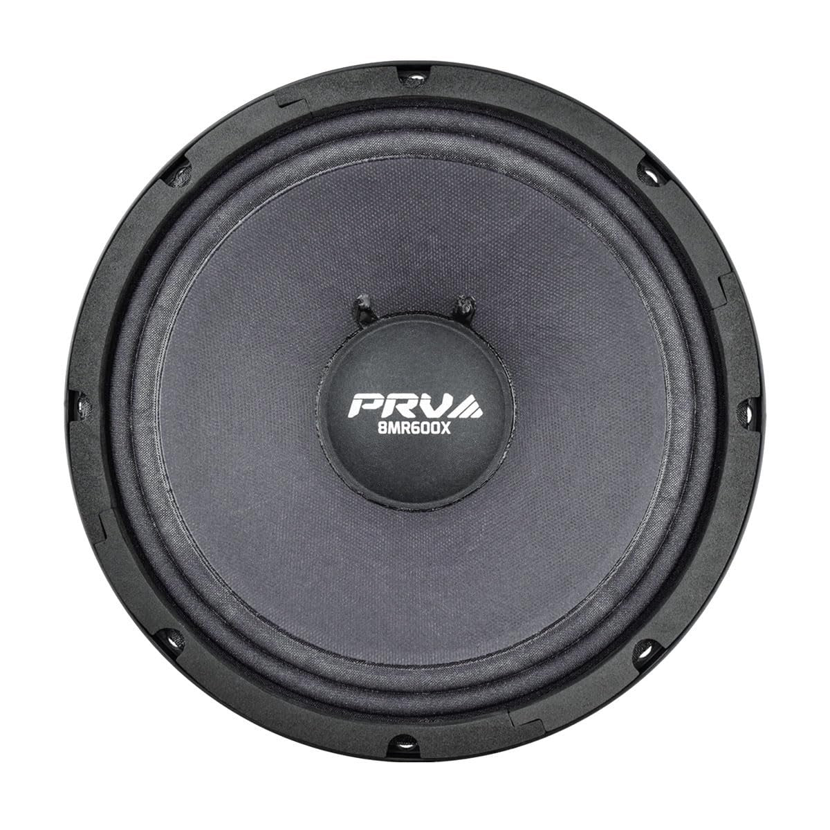 PRV AUDIO 8 Inch Midrange Speaker 8MR600X, 600 Watts Program Power, 8 Ohm, 2 in Dual Layer Voice Coil, 300 Watts RMS Pro Audio Speaker (Single)