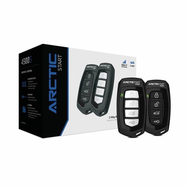 Arctic Start ARX4900S 2-Way 4 LED Button 3000 ft. Remote Starter with Drone