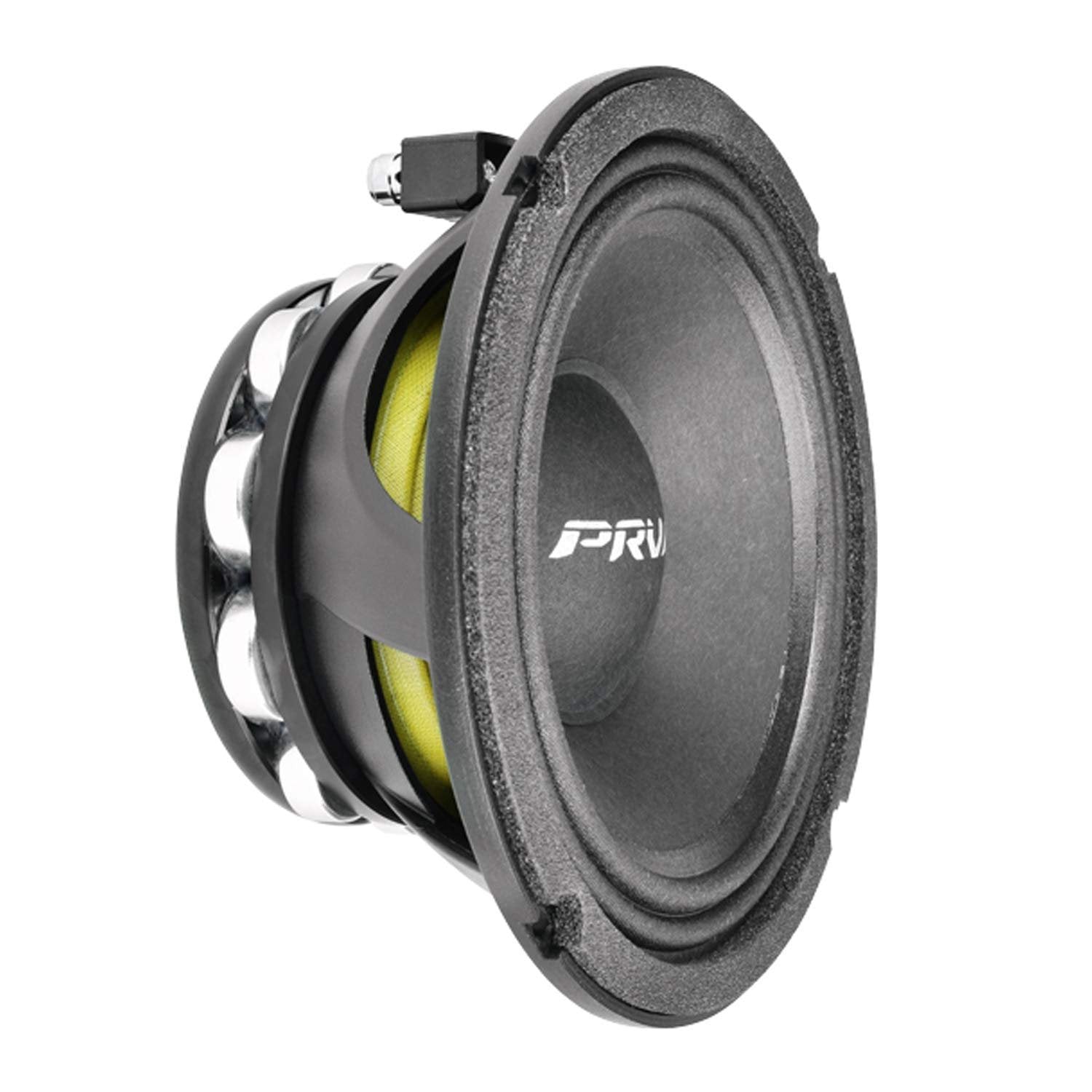 PRV AUDIO 6.5 Inch Midrange Speaker 6MR500-NDY 500 Watts 8 Ohm Neodymium Magnet, High Output Loudspeaker for PRO Audio & Car Audio (Single)