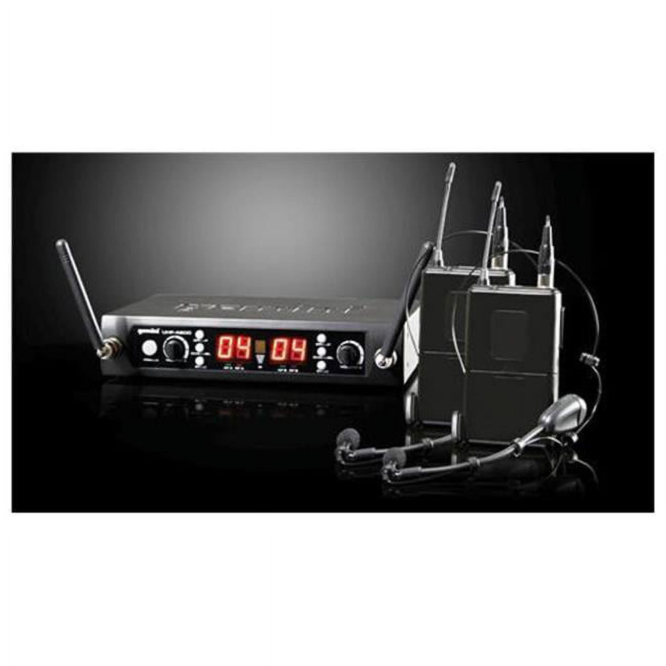 GCI TECHNOLOGIES UHF4200HL 100CH Dual Lav-Headset Mic System