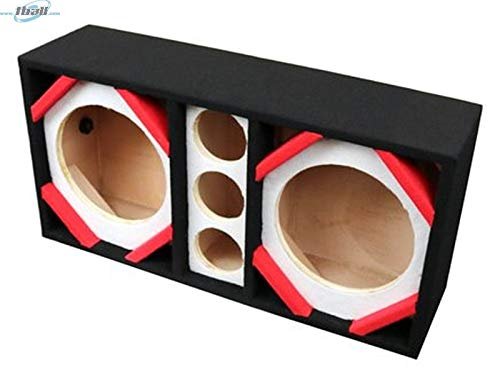 Deejay LED Two 10-in Woofers Plus Three Tweeters WH