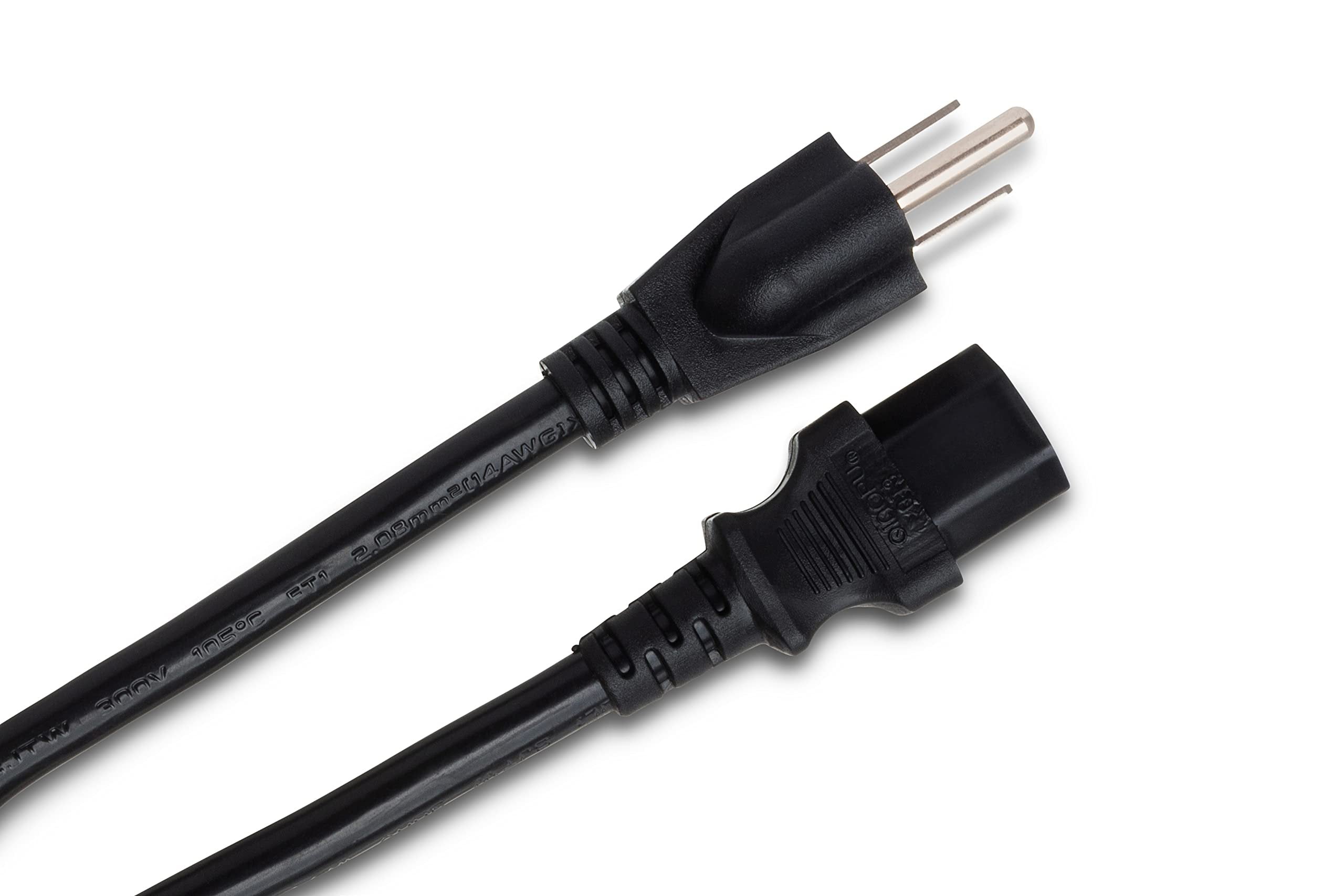 Hosa PWC-401.5 IEC C13 to NEMA 5-15P Power Cord, 1.5 Feet
