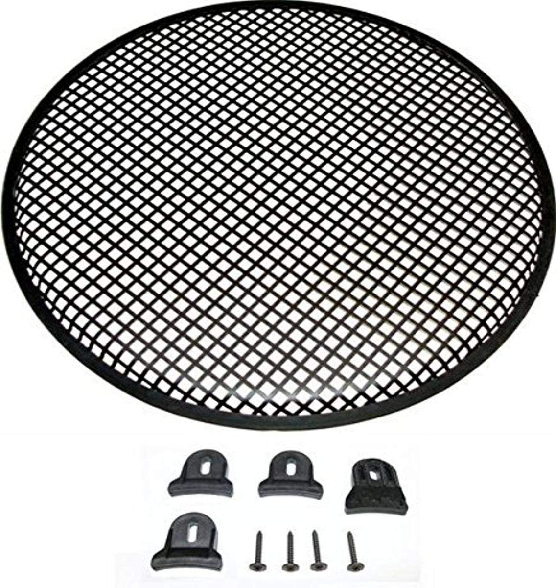 DEEJAY LED TBH18GR 18-inch Diameter Steel Monster Mesh Grill with Clamps & Screw for 18-in Woofers with Hardware