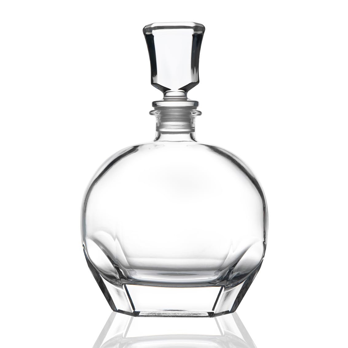 Godinger Whiskey Decanter, Home Bar Decor, Liquor Decanter, 28oz Capacity - Ideal for Serving and Displaying Whiskey, Scotch, Bourbon, and More
