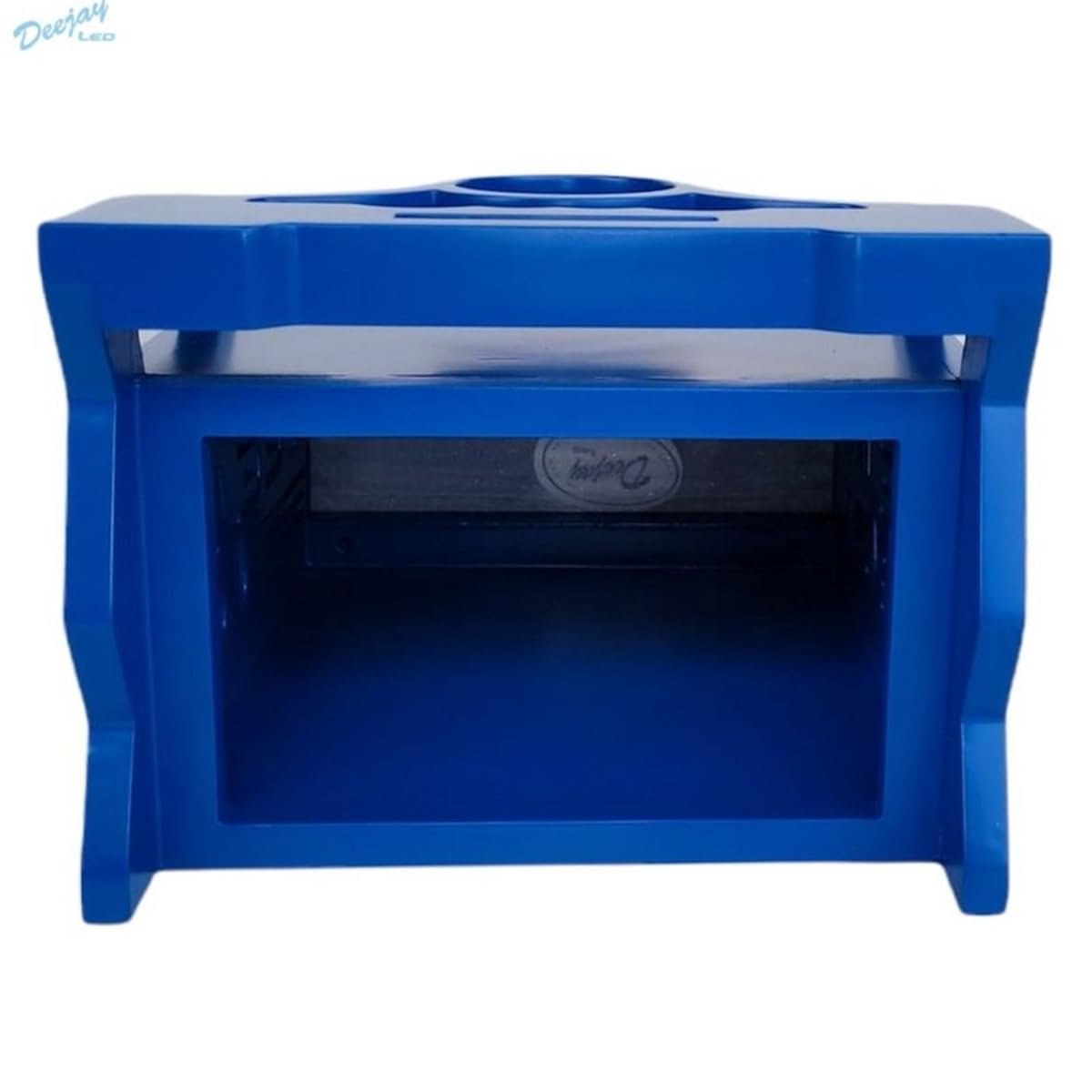 DEEJAY LED TBH1DIN2EQBLUE DEEJAYLED 1 DIN + EQ Blue Wooden CASE