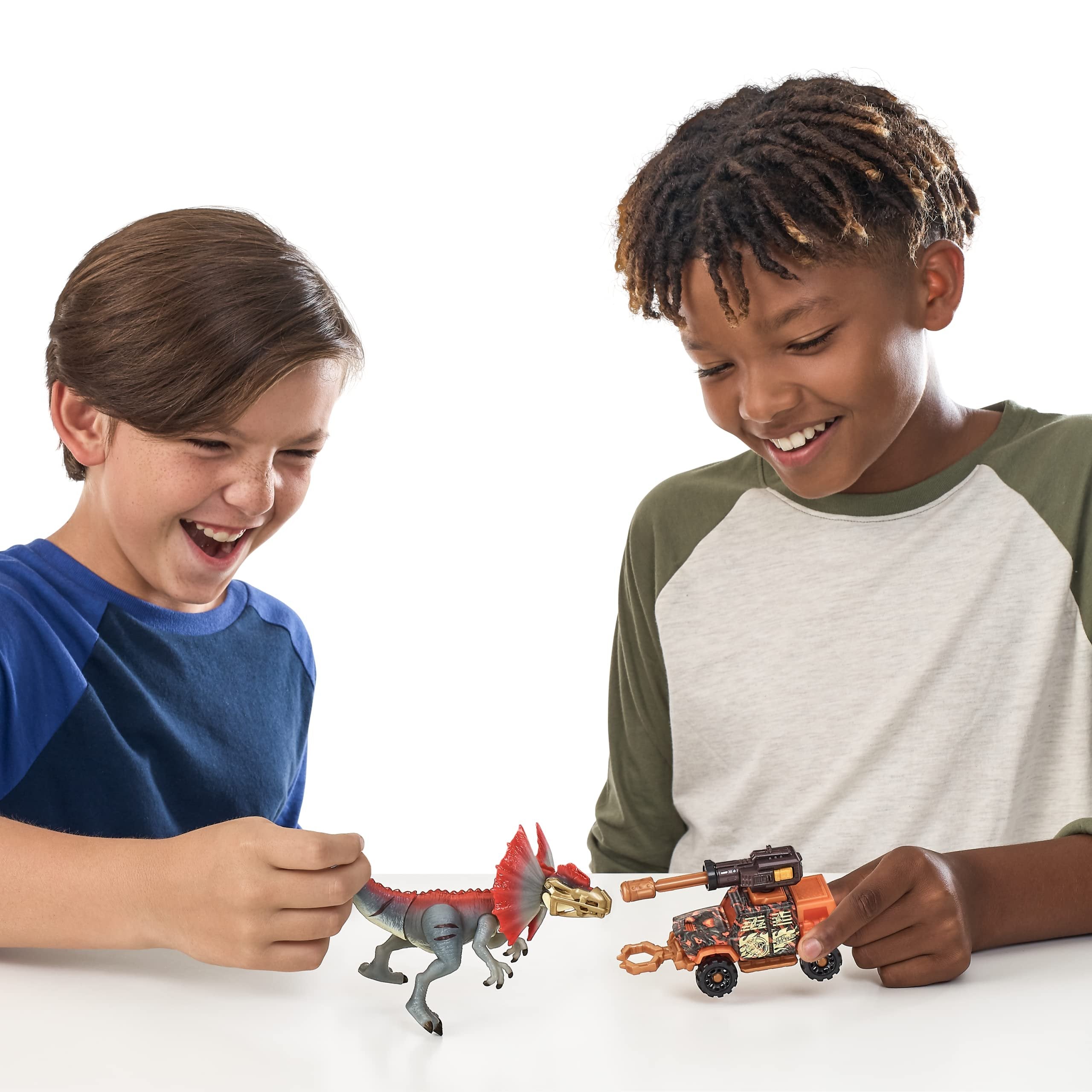 5 Surprise Dino Strike Series 4 (2 Pack) by ZURU Amazon Exclusive Mystery Collectible Mini Dinosaur Toys Fossils Capsules for Boys and Kids (2 Pack),Multi-Color,77254