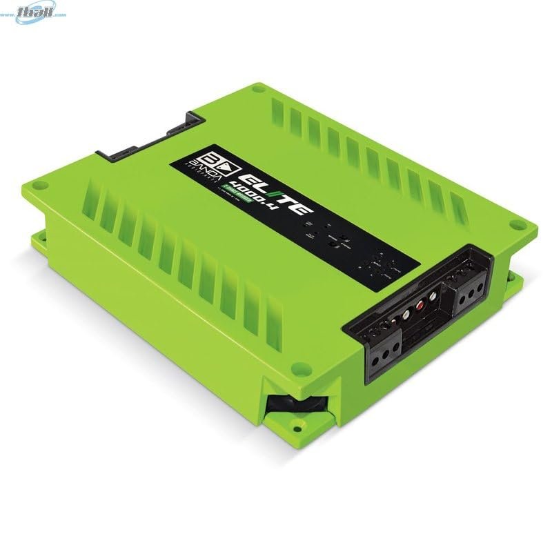 4-Ch. Vehicle Audio Bass Amplifier - 1000W High-Powered Mono Bass Amplifier w/Subsonic Filter & Low Pass Filter Stable at 1 ohm, LED Indicators, Sound Specialization, Green - BANDA 4000.41OHMGREEN