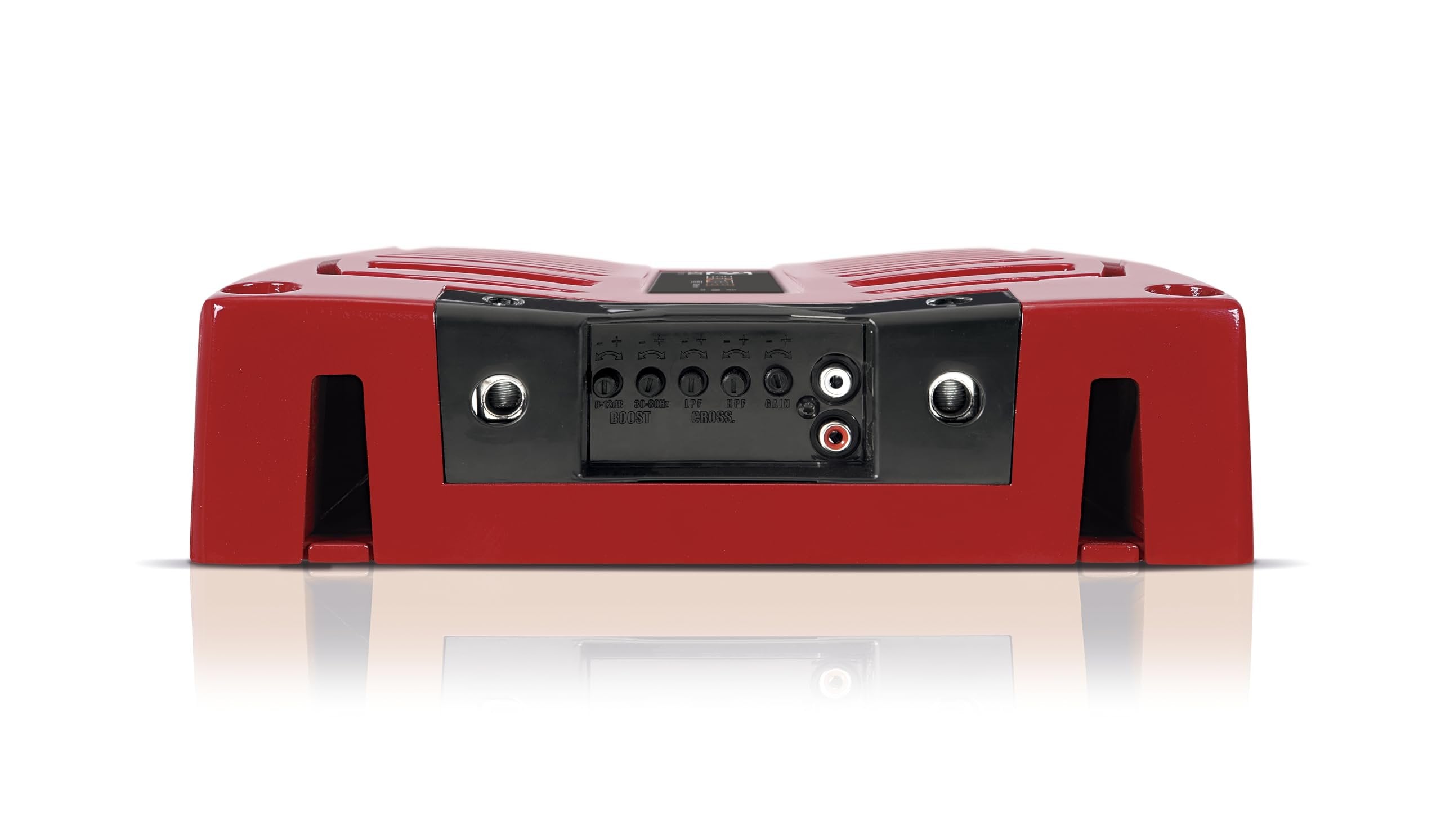 Banda ELEC8K2RED Car Audio Amplifier Module 2 Ohms - 8000 Wrms Electra Bass 8K Adjustable Bass Boost LED Indicator Sound Specialization - Red