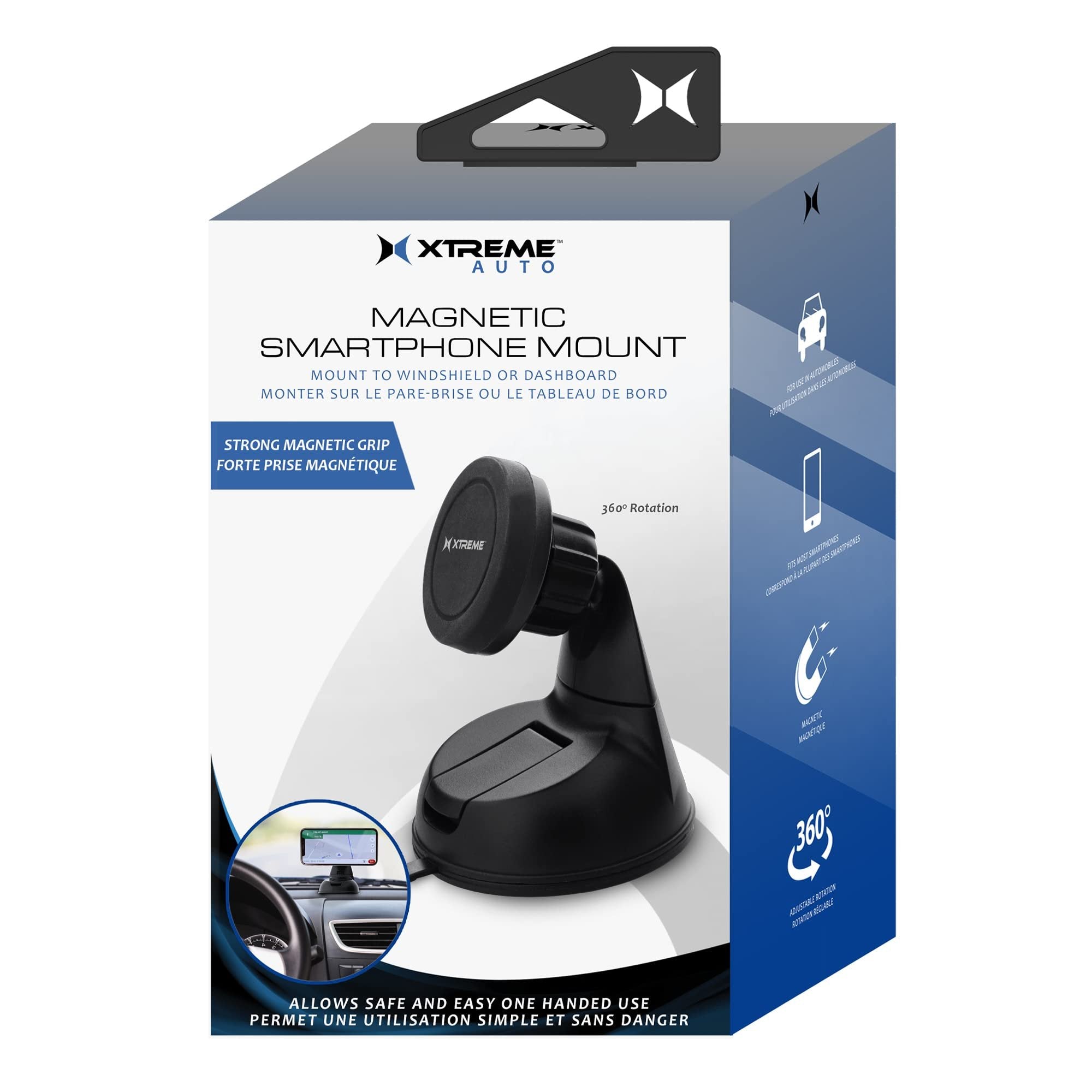 XTREME XPM50108BLK XTREME Magnetic Smartphone Mount