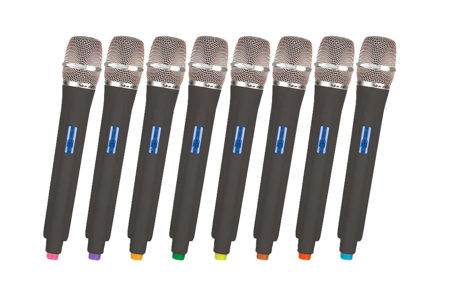 VocoPro 8 Channel UHF Wireless Mic System with M, Black (UHF8800XL)