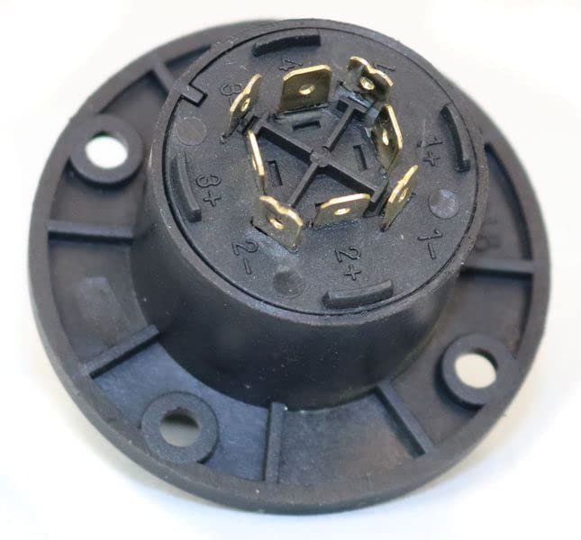 DEEJAYLED Durable Eight Pin Female Bayonet Style Quick Release Type Connector Used On Chuchera Boxes Wemo Switch Gives You Control Of Your Lamps And Small Appliances DEEJAY LED TBH8PINFEMALE