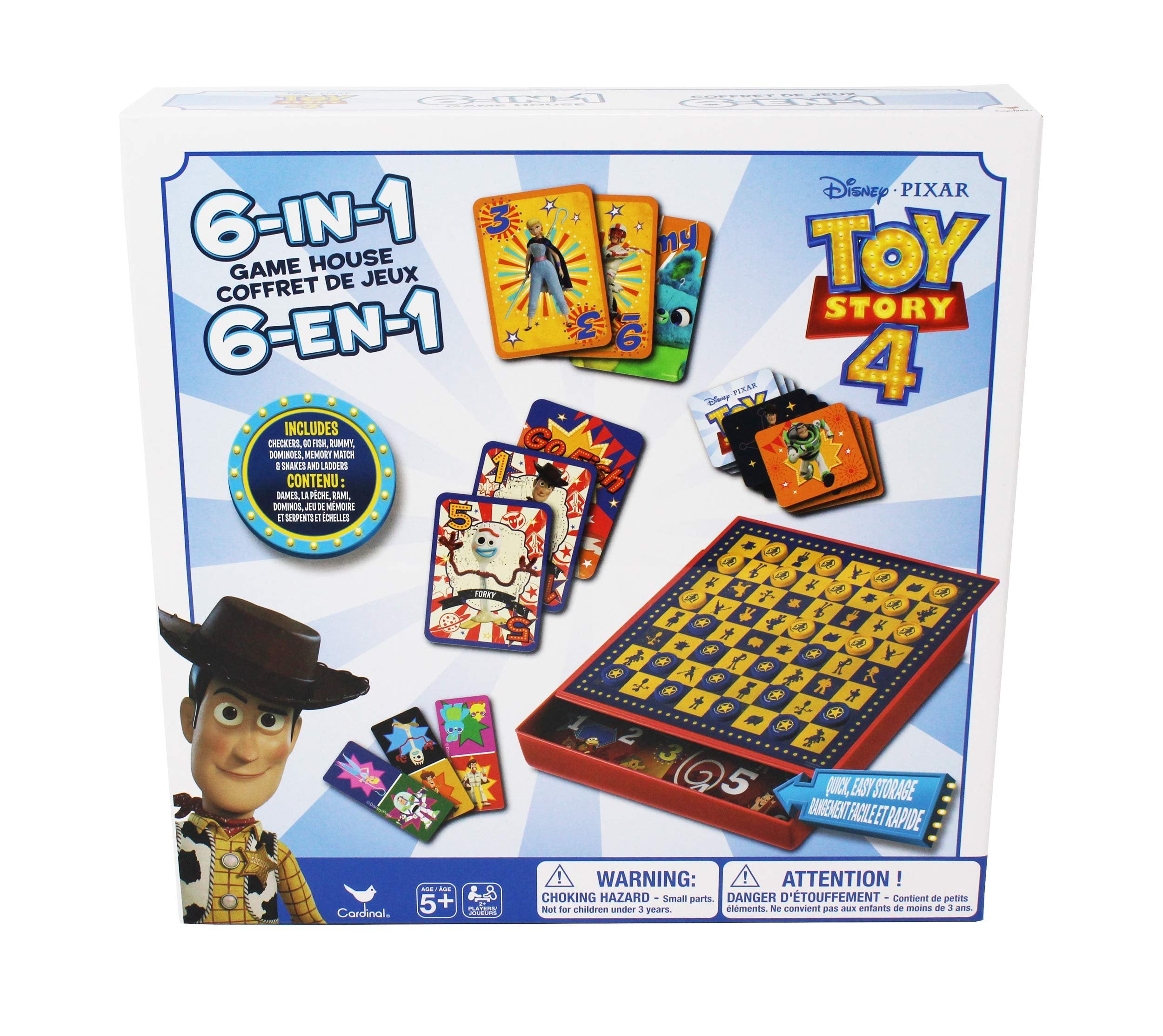 Disney Pixar Toy Story 4 6-in-1 Game House