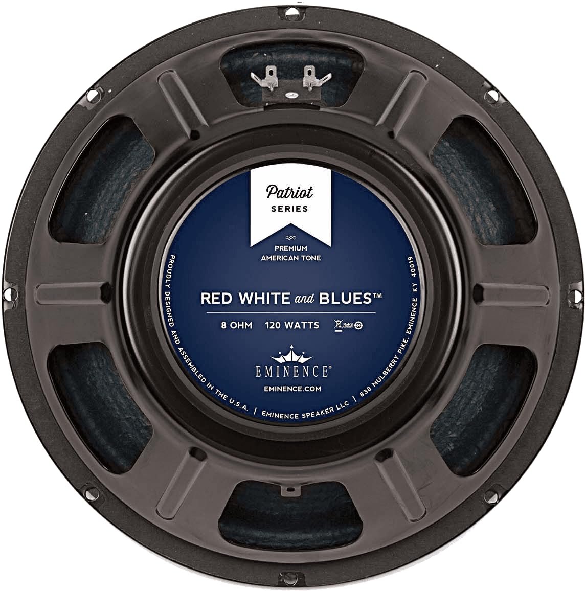 Patriot Red White & Blues 12" Guitar Speaker, 120 Watts at 8 Ohms