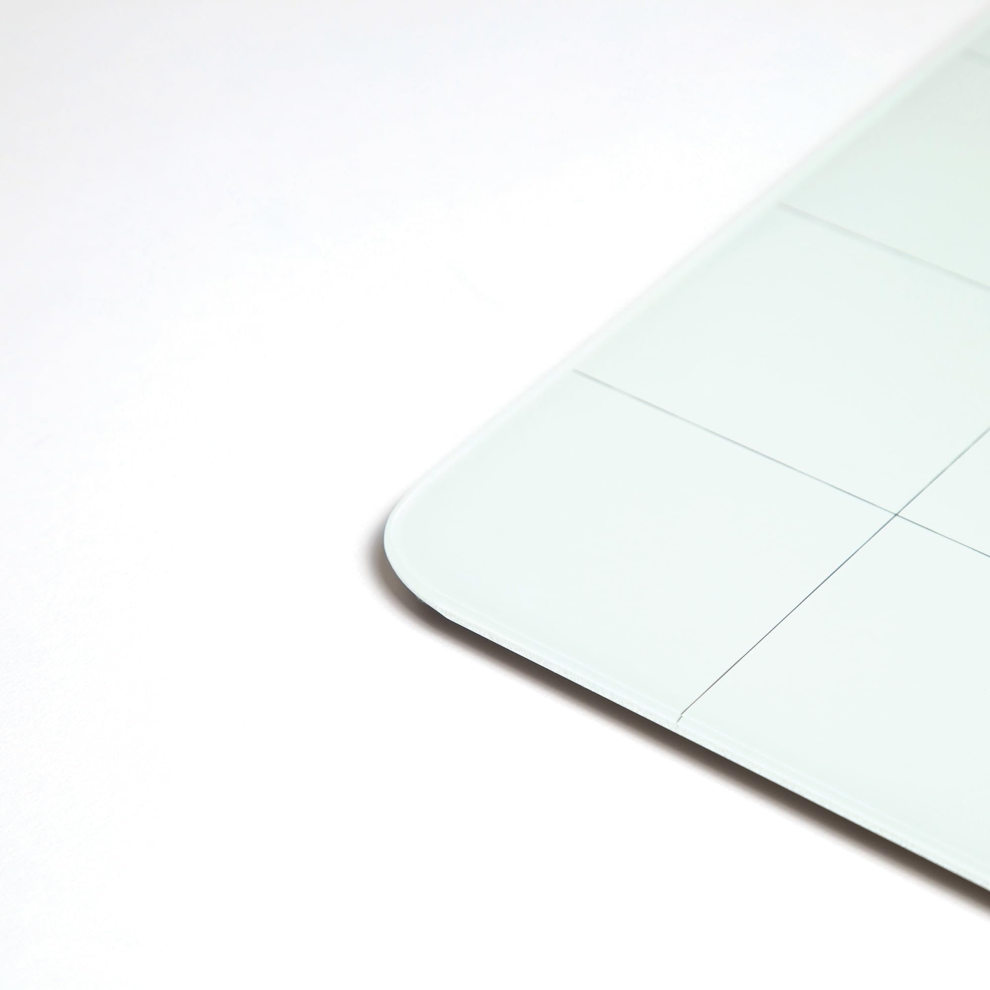 U Brands Magnetic Cubicle/Wall Glass Dry-Erase Monthly Calendar Board, 23 X 12 Inches, White Frosted Surface, Frameless