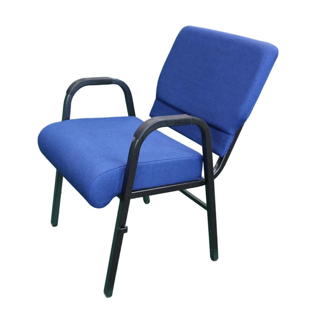 ANTAKIPRO AC771 4-Pack Cushion Chair with 30 Degree Backrest Incline Armrest Card Pocket Storage Ganging Device Handle Armchair Upholstered Banquet Padded Comfortable Sturdy Seat