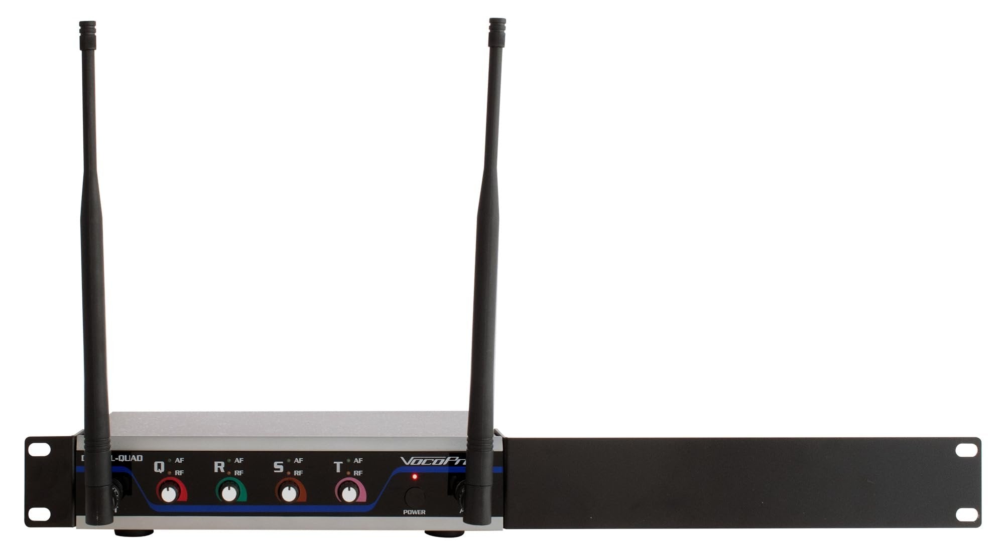 VocoPro Four Channel UHF Wireless Mic System with Handheld Mics