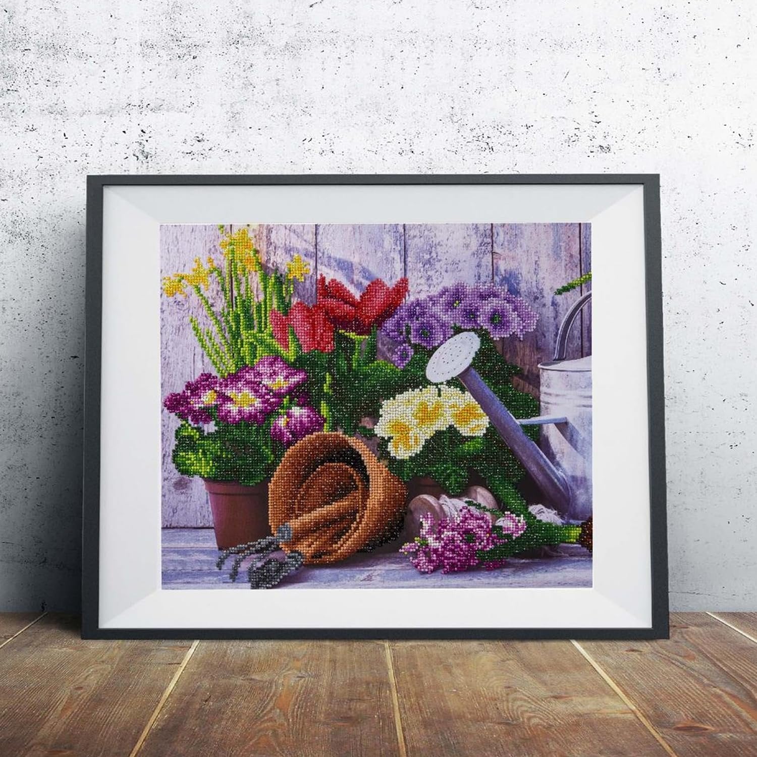 Diamond Art By Leisure Arts DMA Kit 14x16 Advanced Gardening