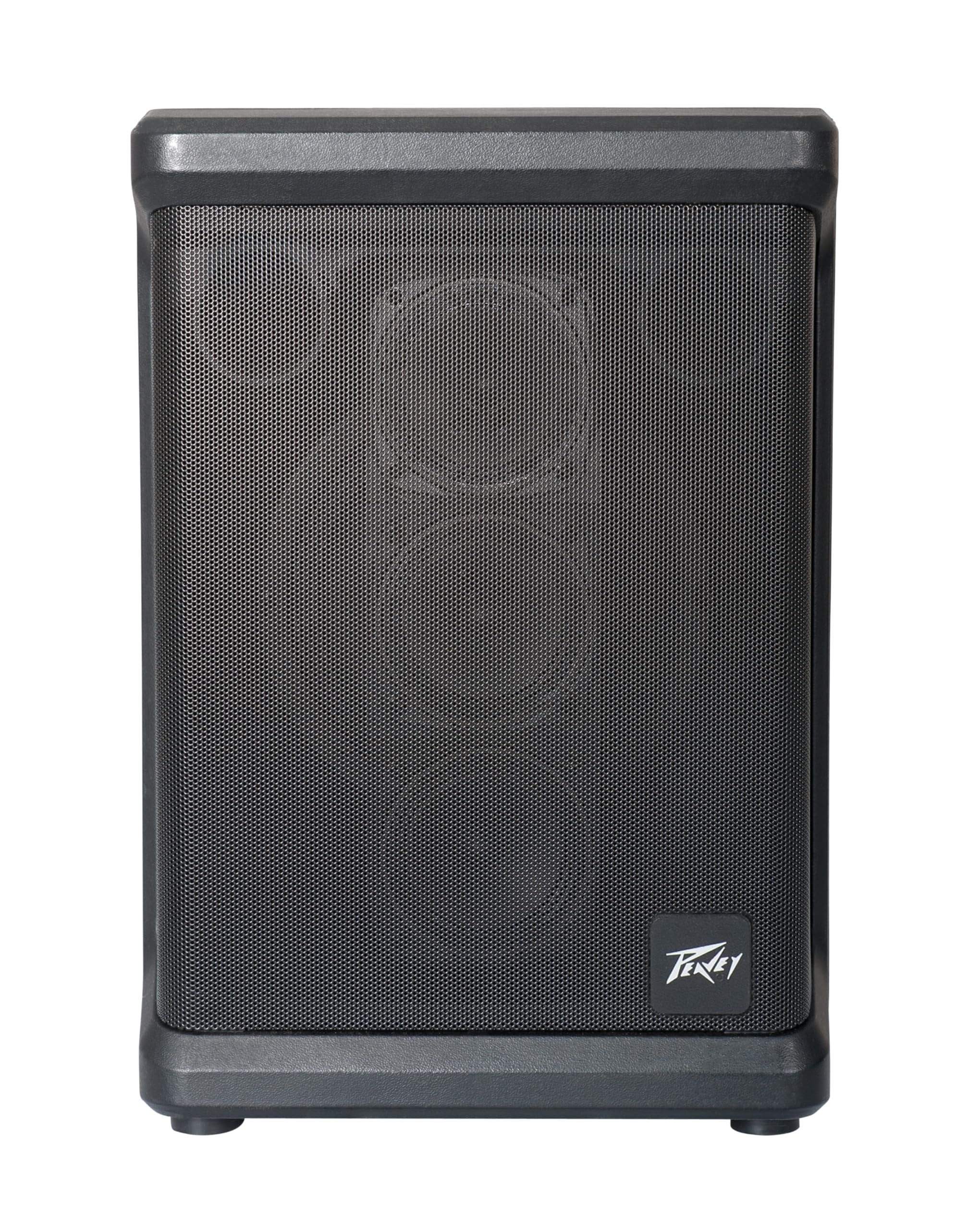 Peavey Solo® Battery Powered Portable PA and Busking Amp, 10-Hour Battery Life, Bluetooth, 4-Channels, Lightweight, Fast Rechargeable Battery, Guitar Input, Reverb Included