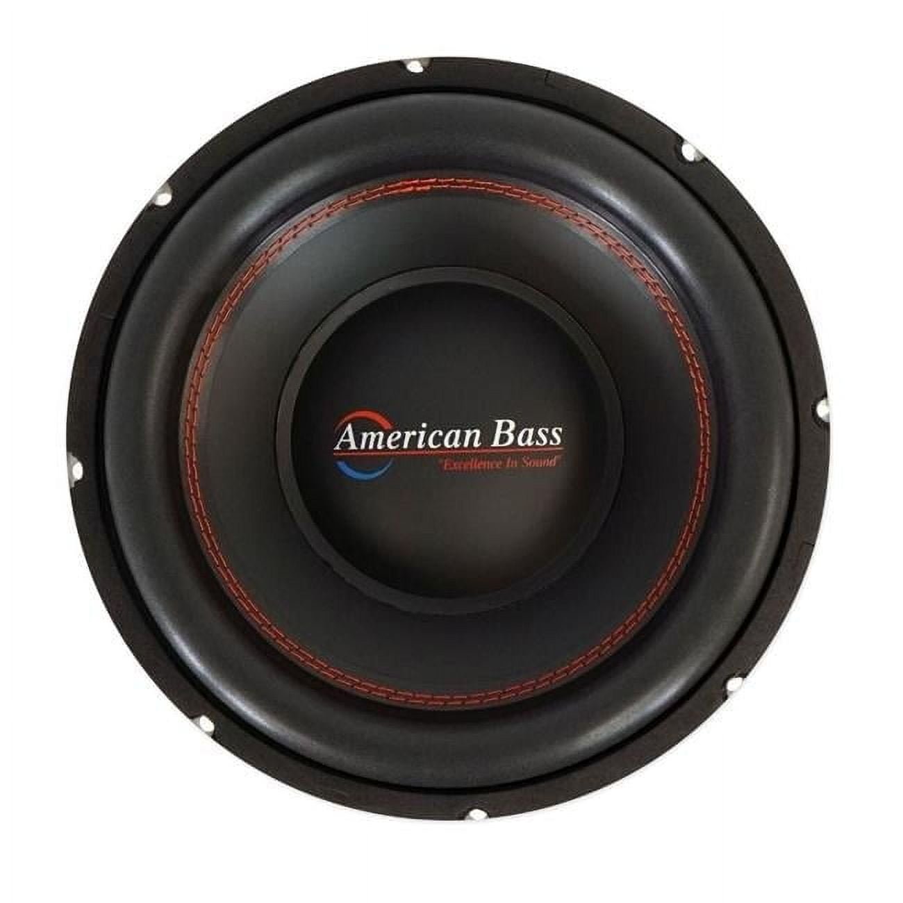 American Bass TM-1044 10 in. 1200W Slim DVC Dual 4 Ohm Subwoofer