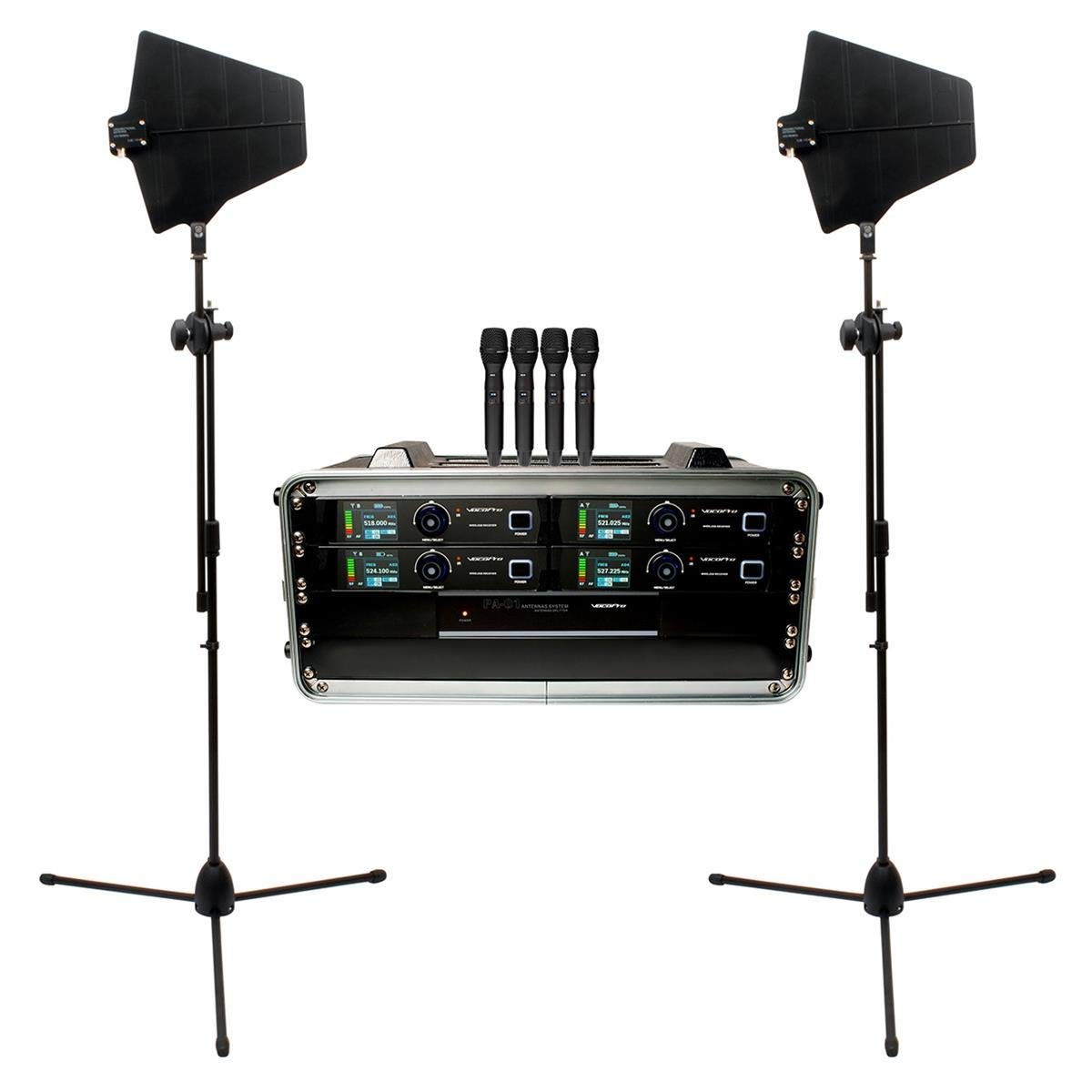 Vocopro BENCHMARKQUADHH BenchMark-Quad Touring Grade True Diversity Wireless System